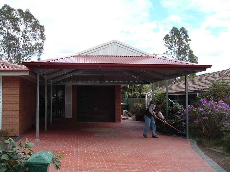 Garages with Carport in Front